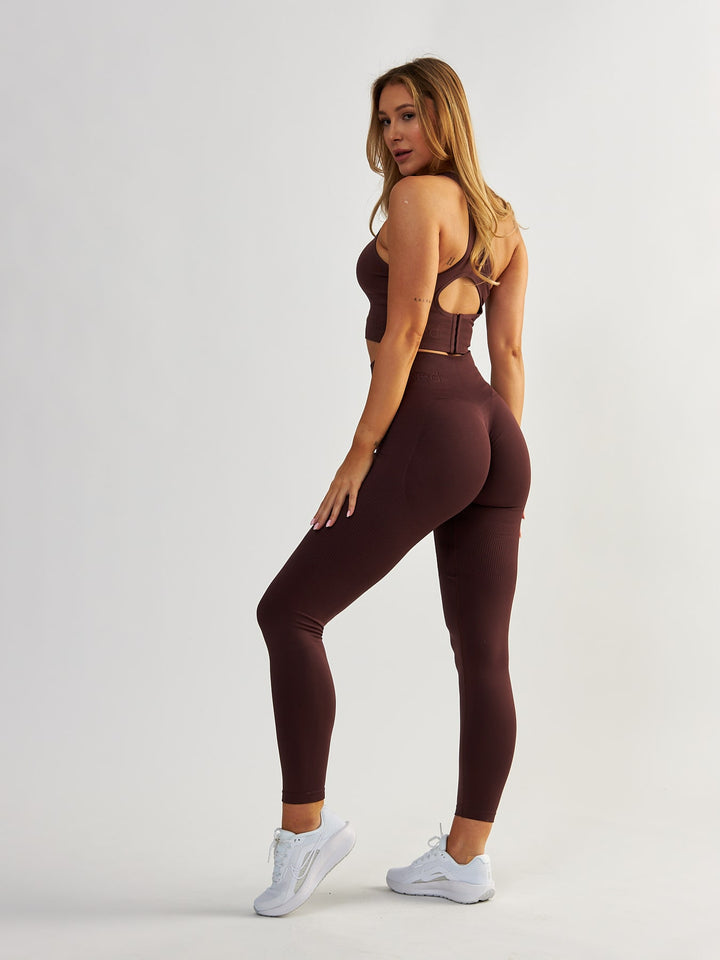 Legginsy Modelujące - Body Boost Mleczna Czekolada