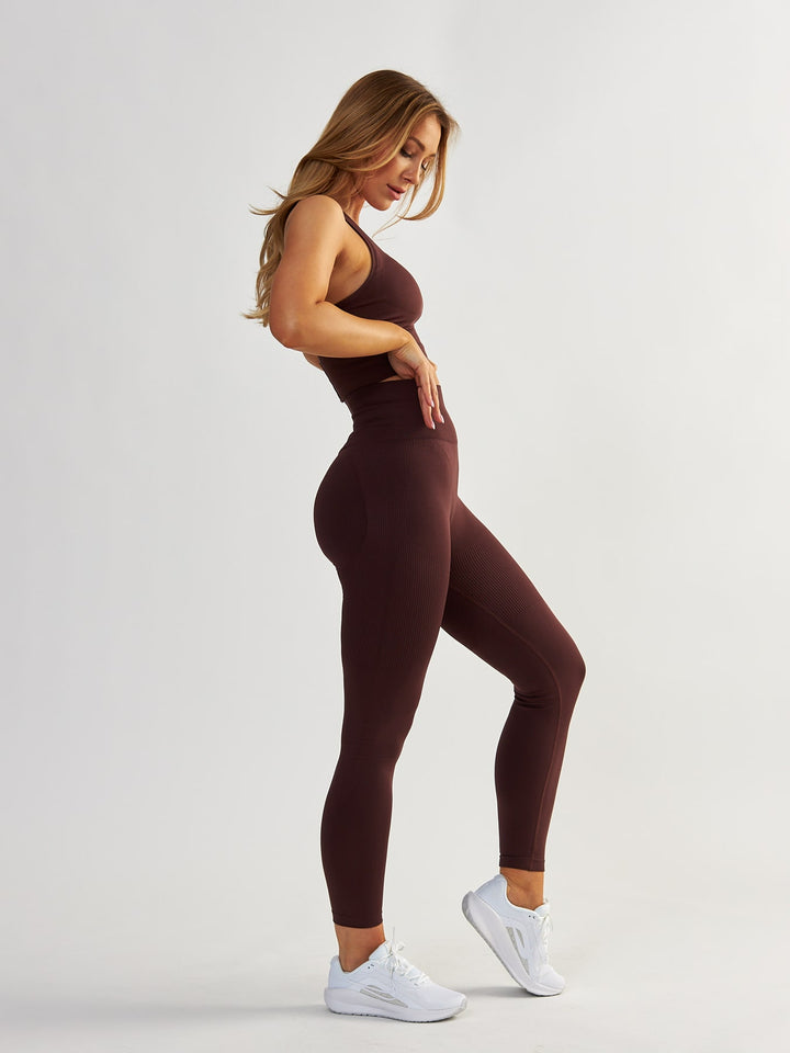 Legginsy Modelujące - Body Boost Mleczna Czekolada
