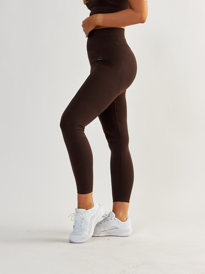 Legginsy Modelujące - Body Boost Ciemna Czekolada