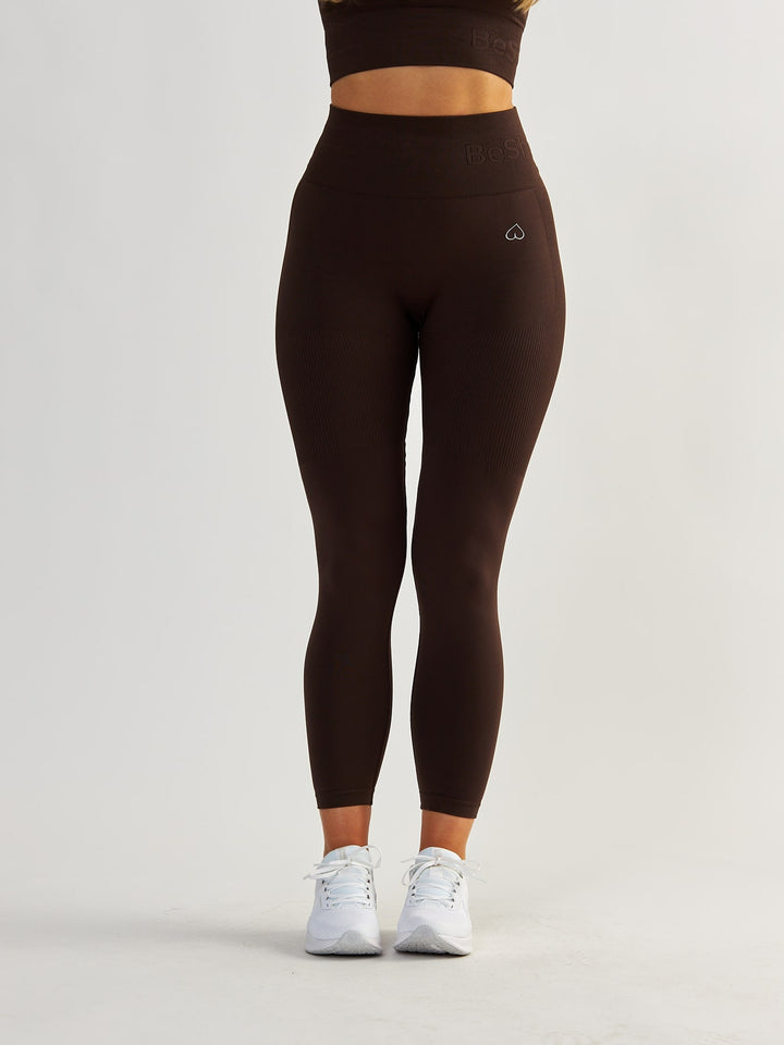 Legginsy Modelujące - Body Boost Ciemna Czekolada