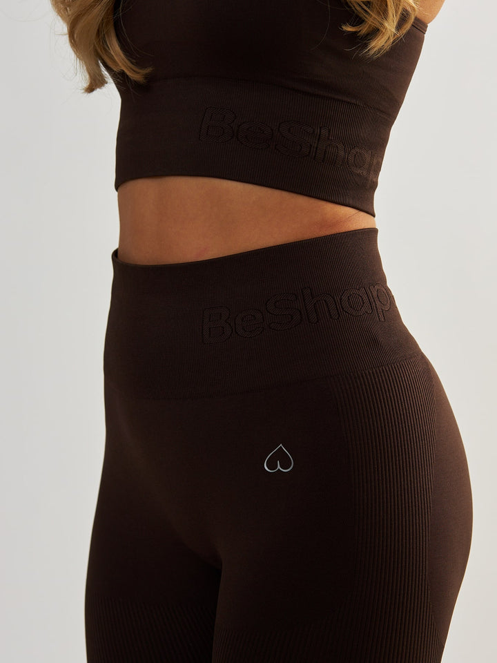 Legginsy Modelujące - Body Boost Ciemna Czekolada