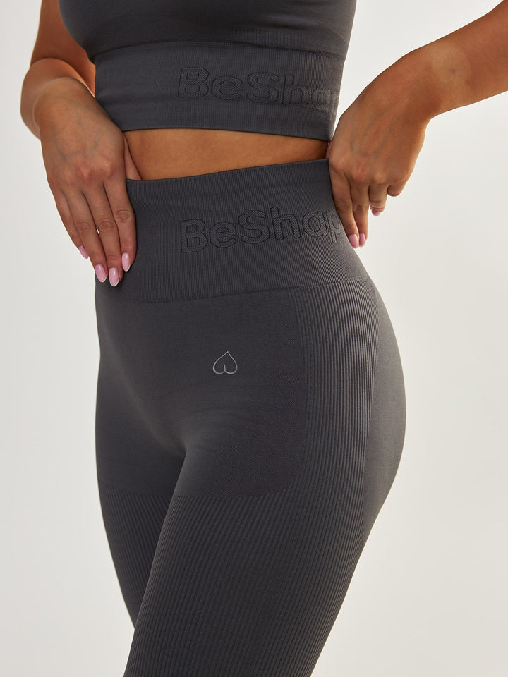 Szare Legginsy Modelujące - Body Boost