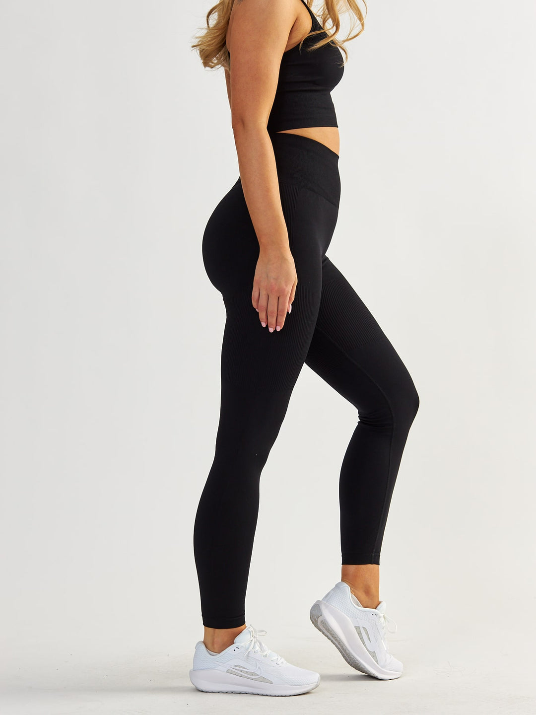 Sorte Leggings Modellerende - Body Boost