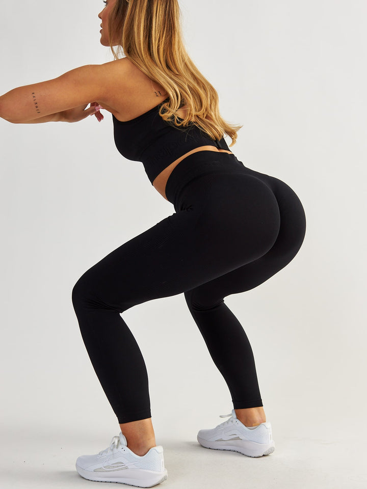 Sorte Leggings Modellerende - Body Boost