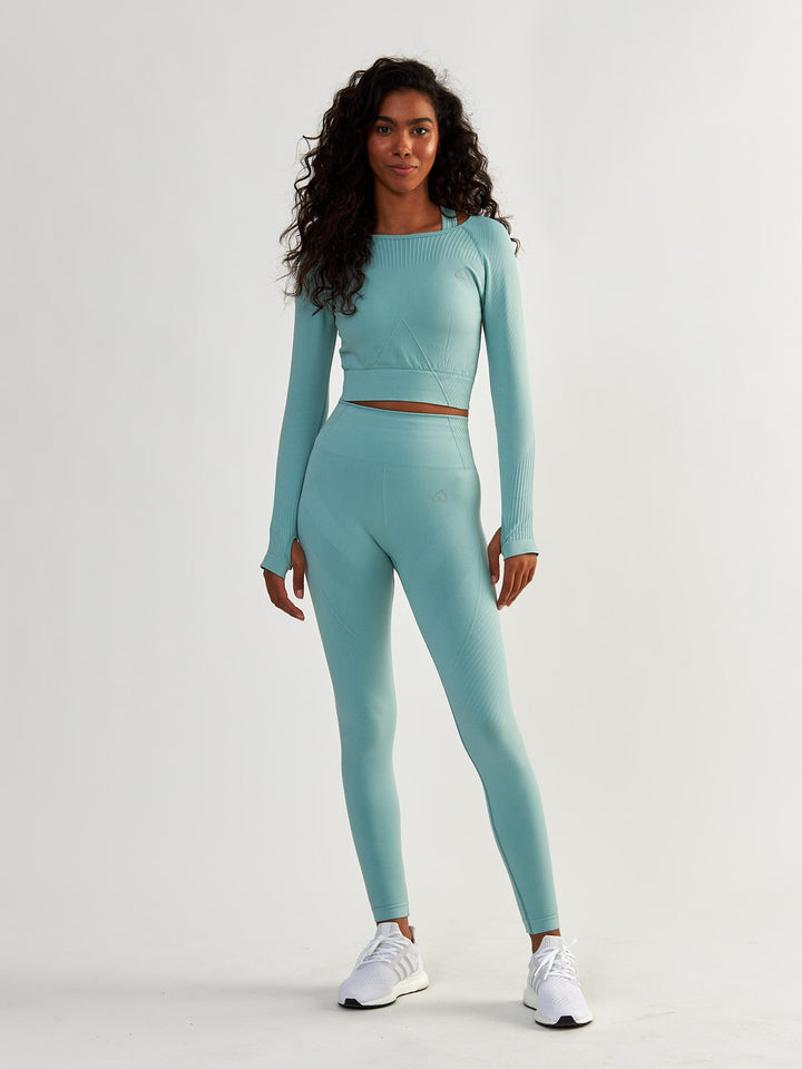 Legginsy Bezszwowe - Femme Force Marine