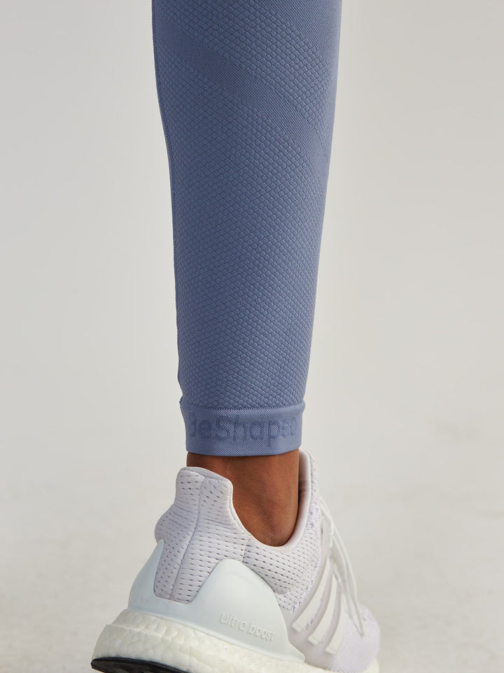 Niebieskie Legginsy Bezszwowe - Femme Force