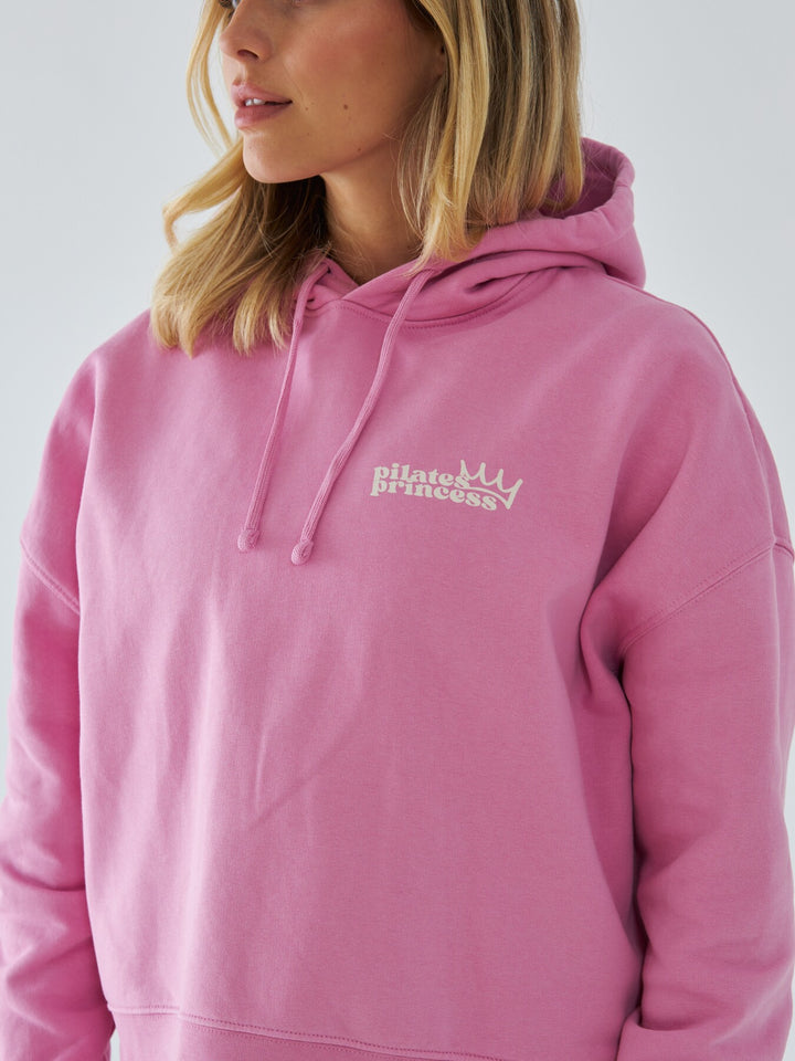 Różowa Bluza z Kapturem - Pilates Princess