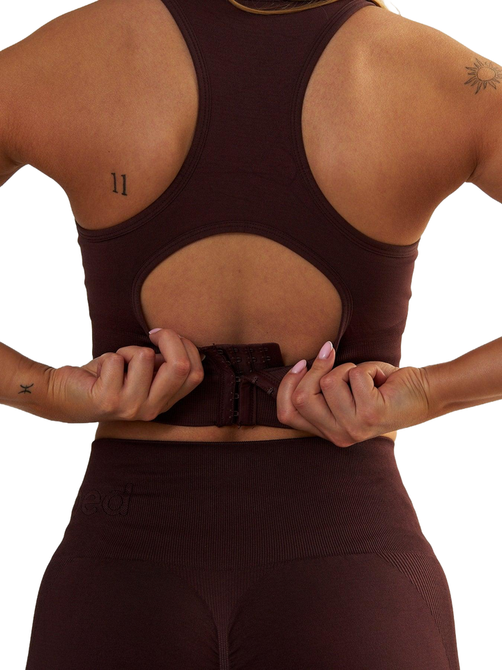 Verstellbarer Sport-BH - Body Boost Milchschokolade
