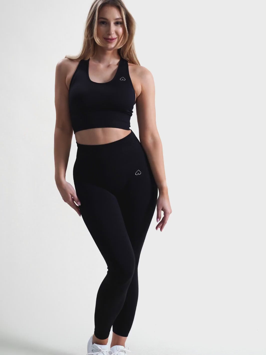 Sorte Leggings Modellerende - Body Boost