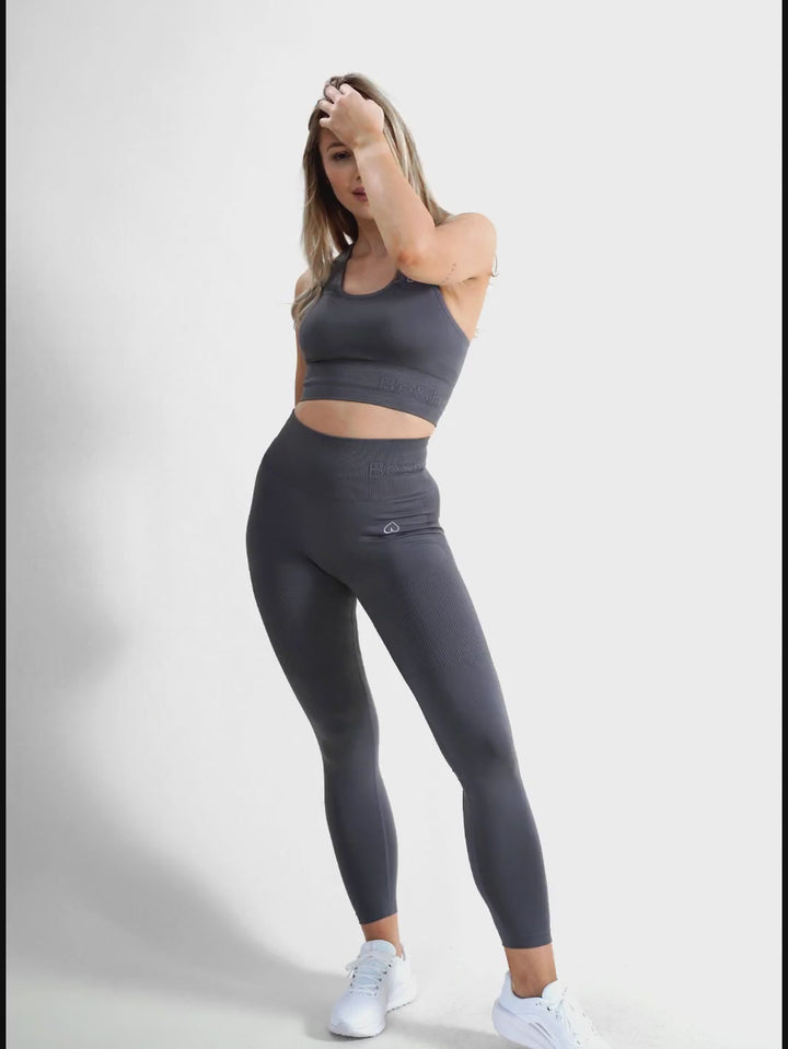 Szare Legginsy Modelujące - Body Boost