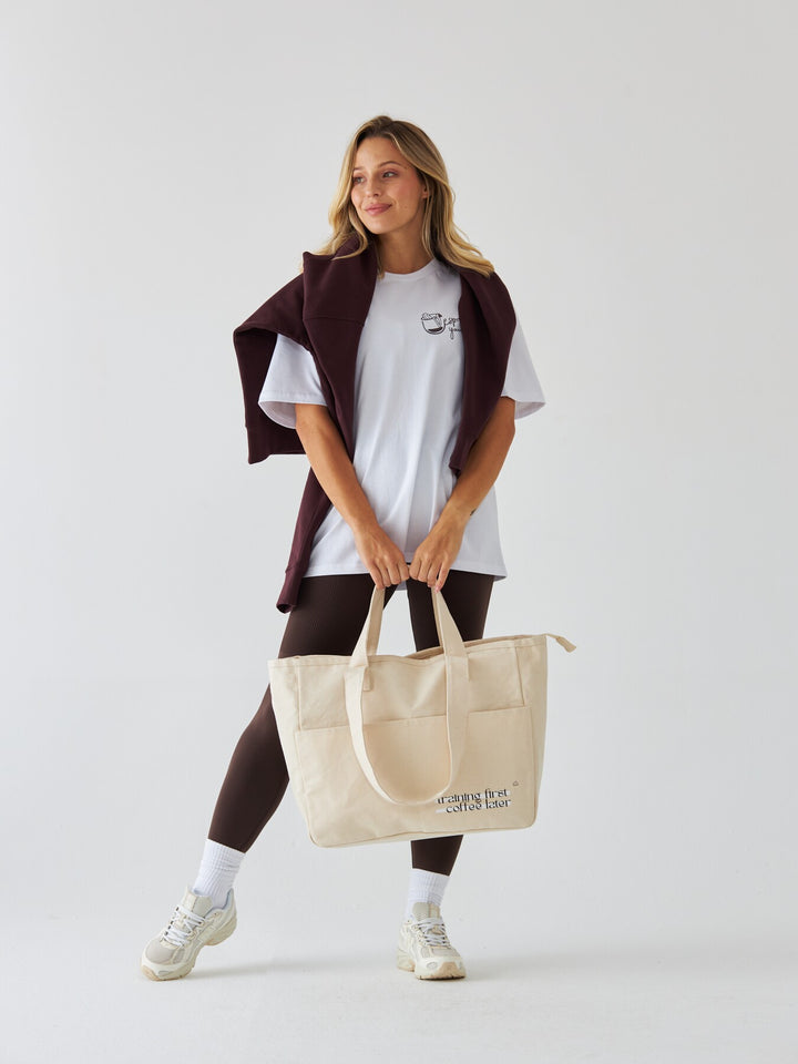 Torba Bawełniana - Training First Coffee Later