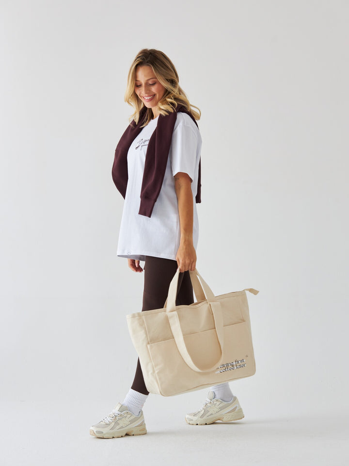 Torba Bawełniana - Training First Coffee Later