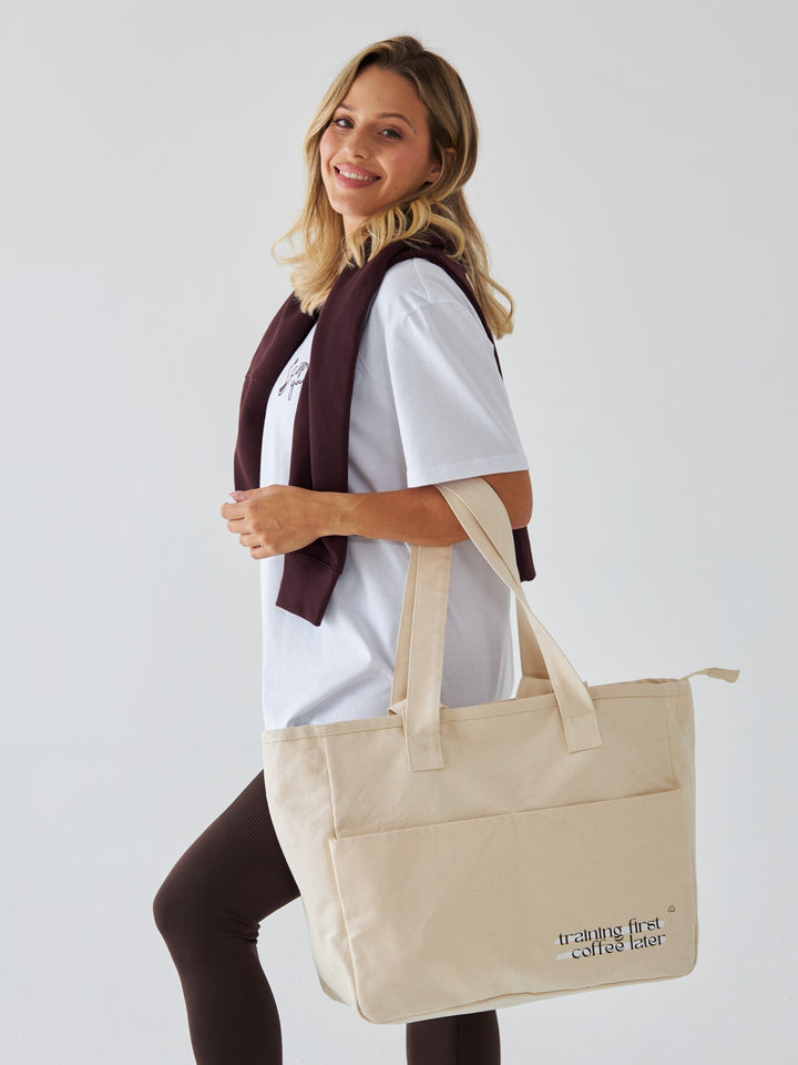 Torba Bawełniana - Training First Coffee Later