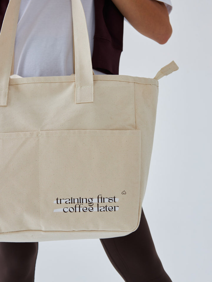 Torba Bawełniana - Training First Coffee Later