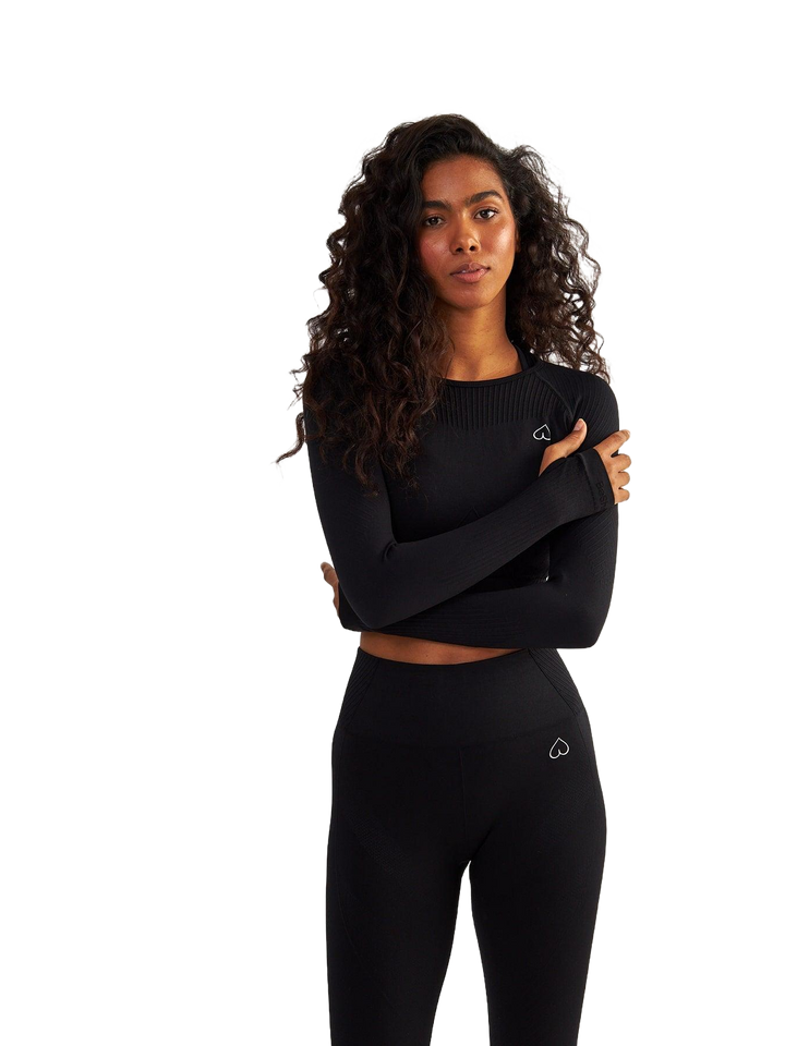 Black Sports Longsleeve - Femme Force