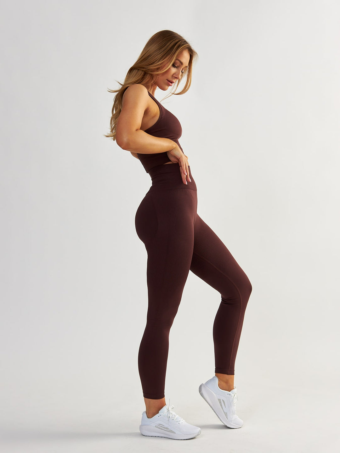 Legginsy Modelujące - Body Boost Mleczna Czekolada