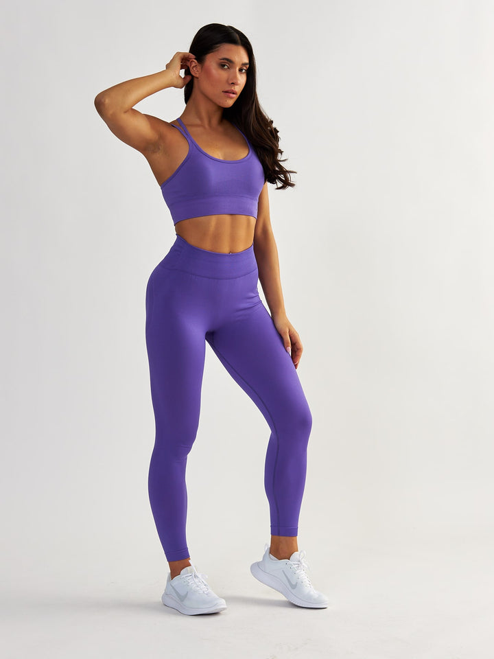 Fioletowe Legginsy Modelujące - Shape Up