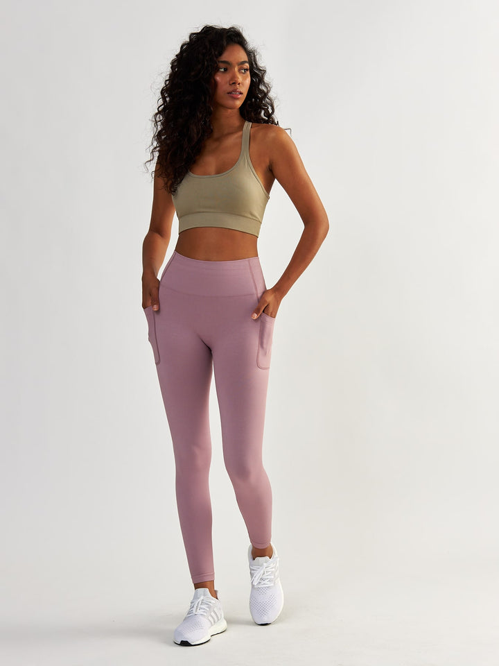 Lavendel Leggings med Lommer - Lift Me Up 