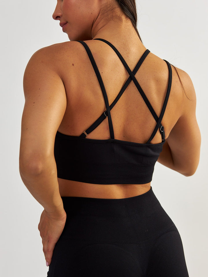 Black Sports Bra - Shape Up