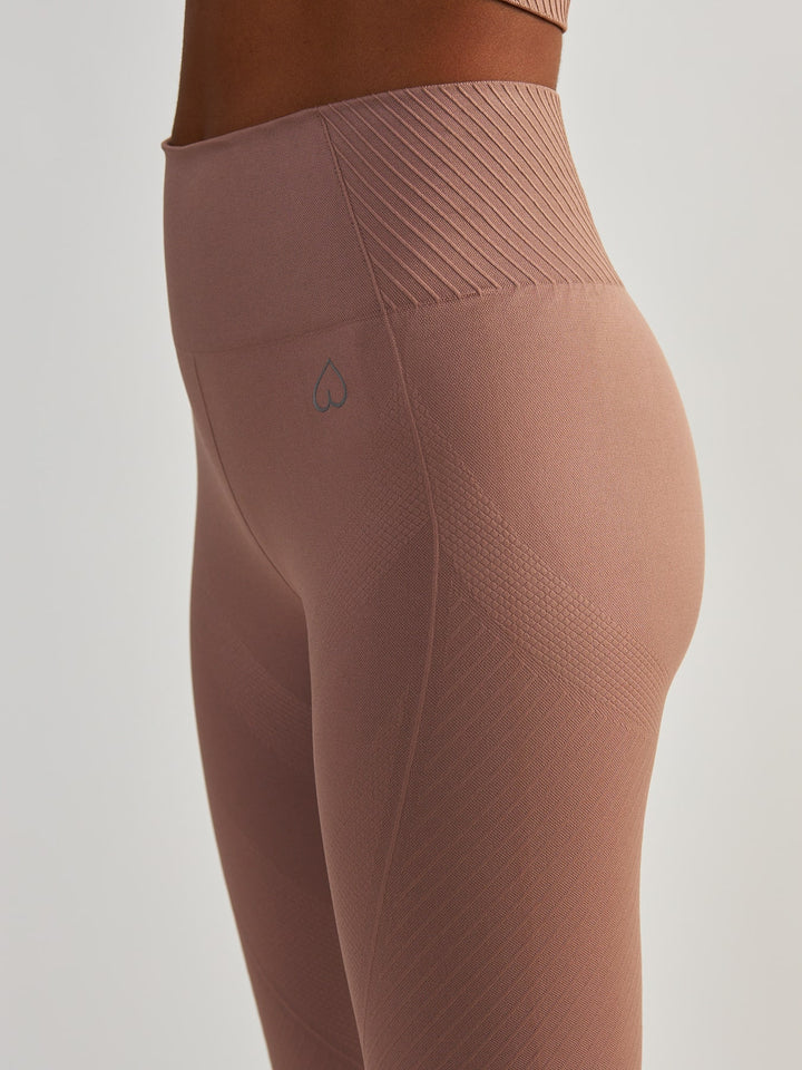Różowozłote Legginsy Bezszwowe - Femme Force