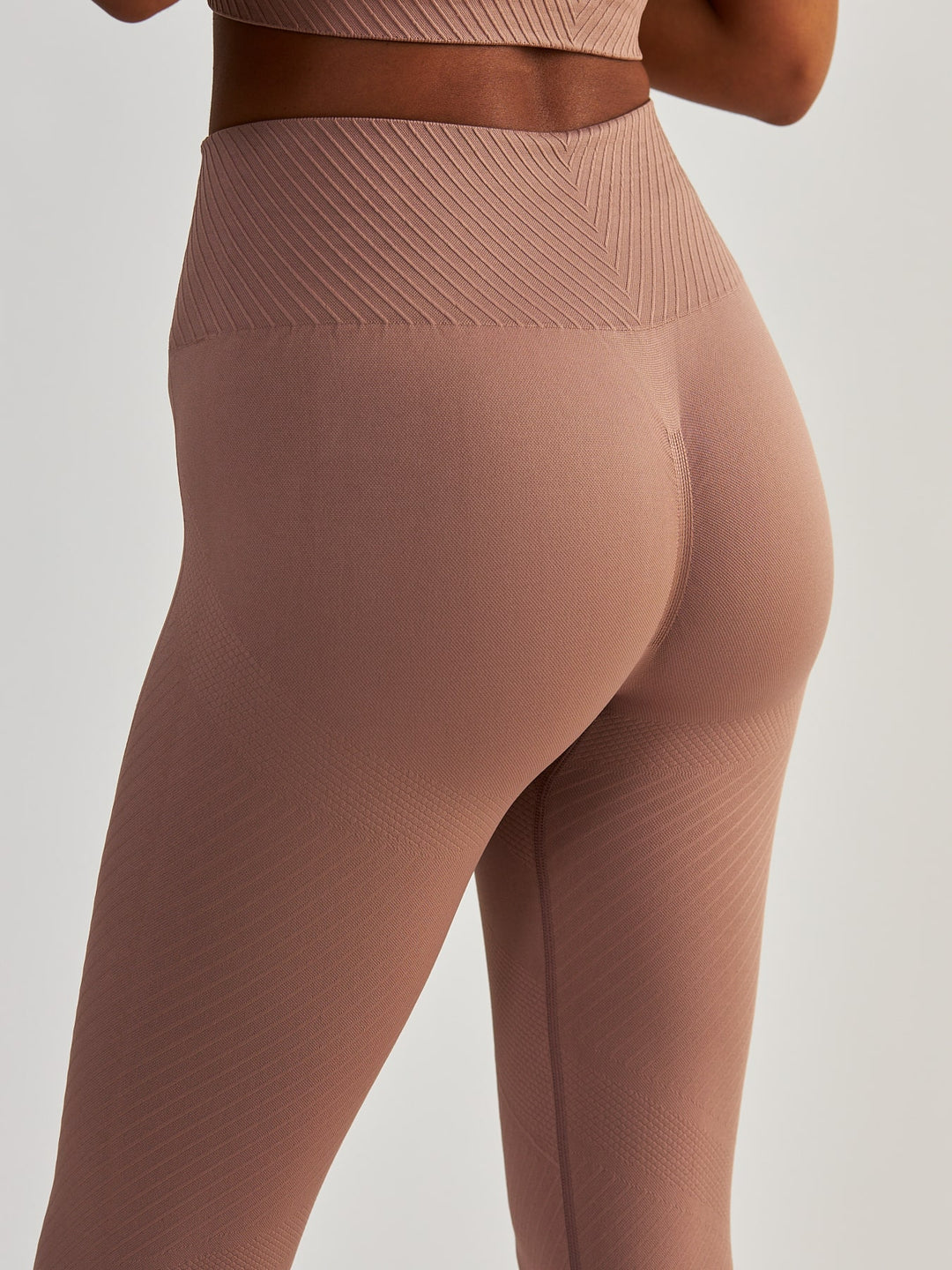 Różowozłote Legginsy Bezszwowe - Femme Force
