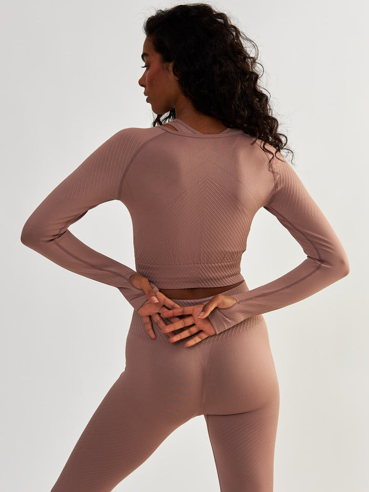 Rose Gold Longsleeve Sports - Femme Force