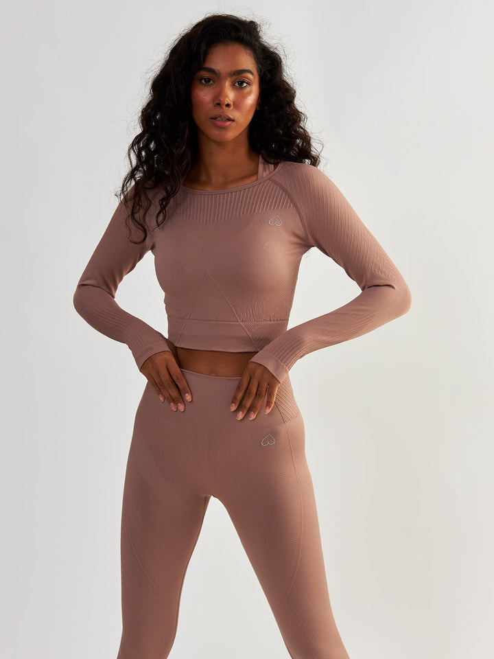 Rose Gold Longsleeve Sports - Femme Force