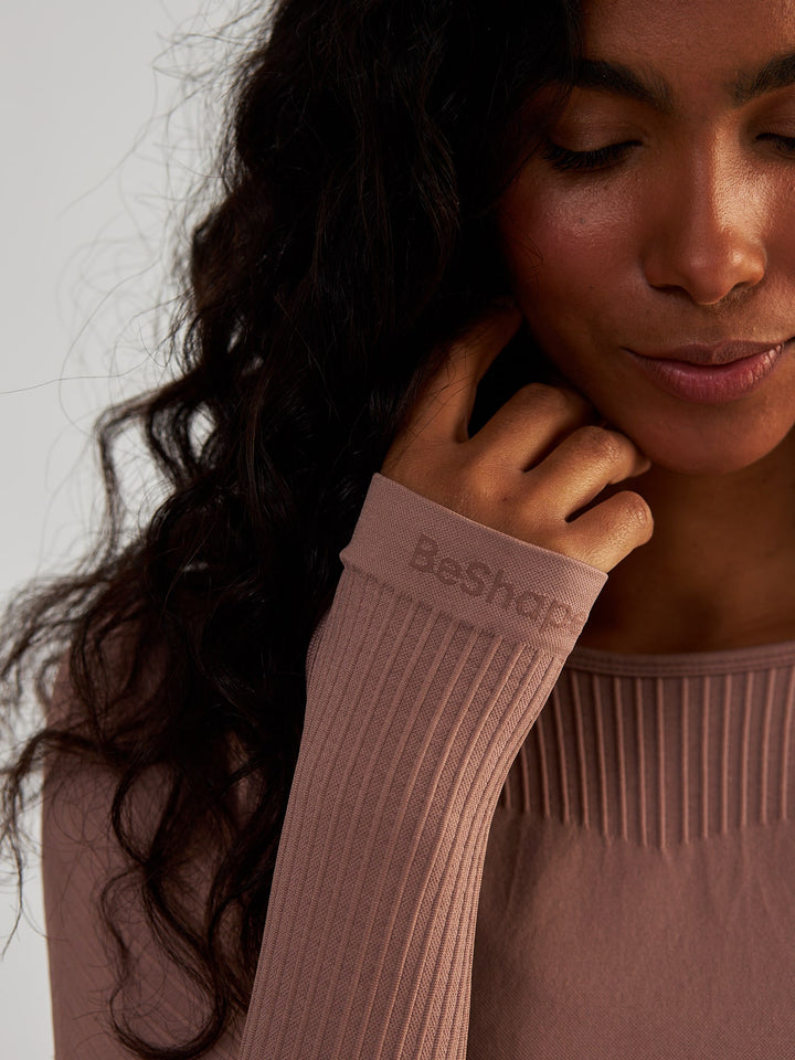 Rose Gold Longsleeve Sports - Femme Force