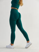 Butelkowozielone Legginsy Modelujące - Power Up!