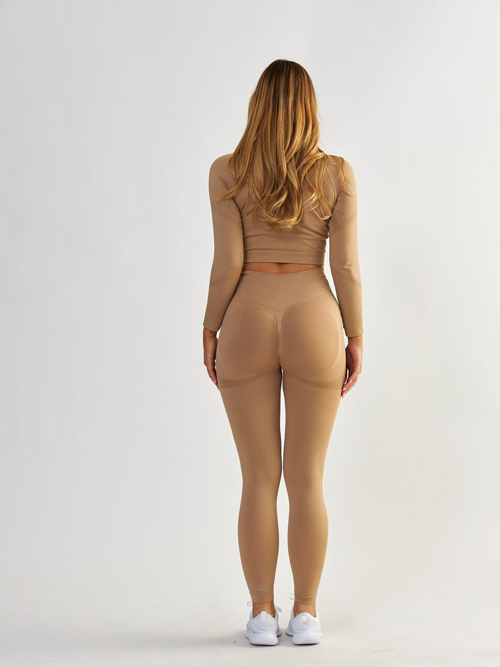Shaping Leggings - Power Up! Caffè latte
