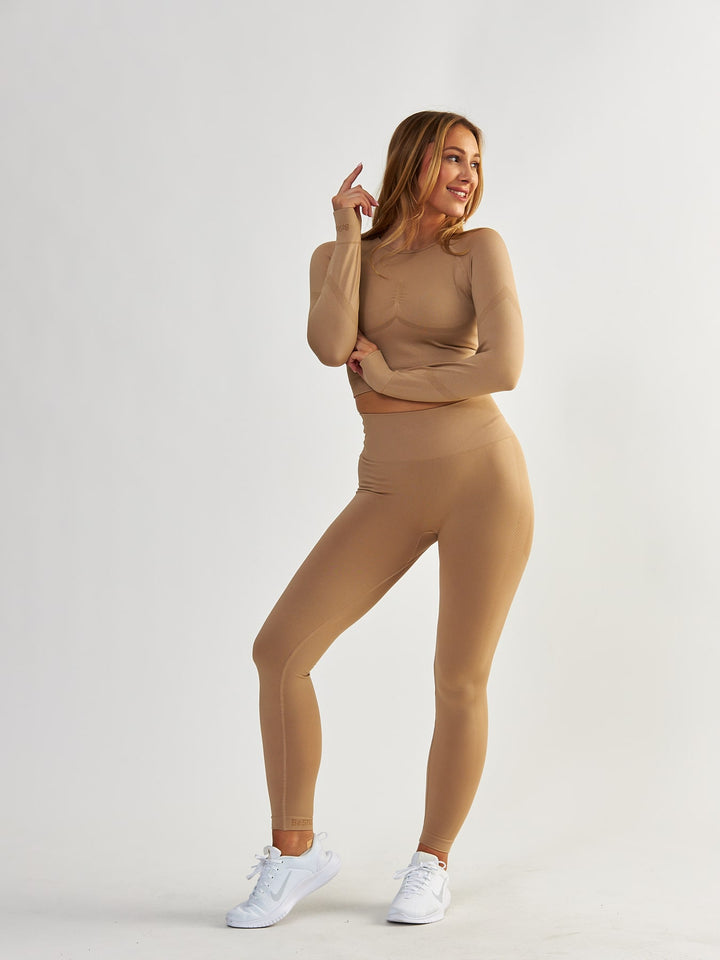 Shaping Leggings - Power Up! Caffè latte