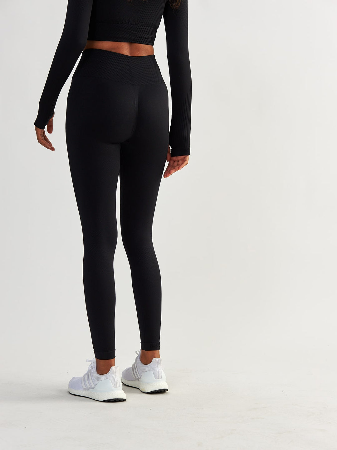 Czarne Legginsy Bezszwowe - Femme Force