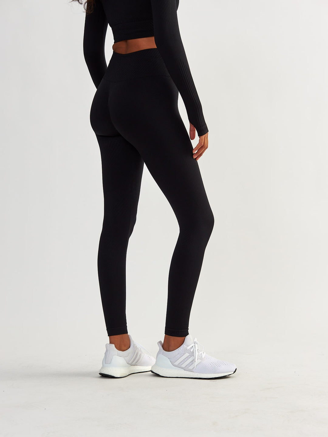 Czarne Legginsy Bezszwowe - Femme Force