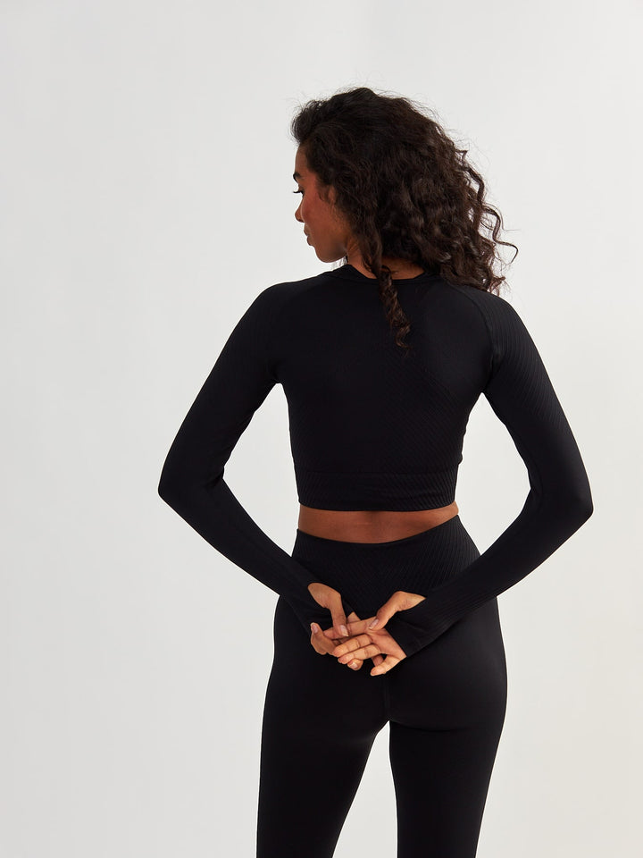 Black Sports Longsleeve - Femme Force