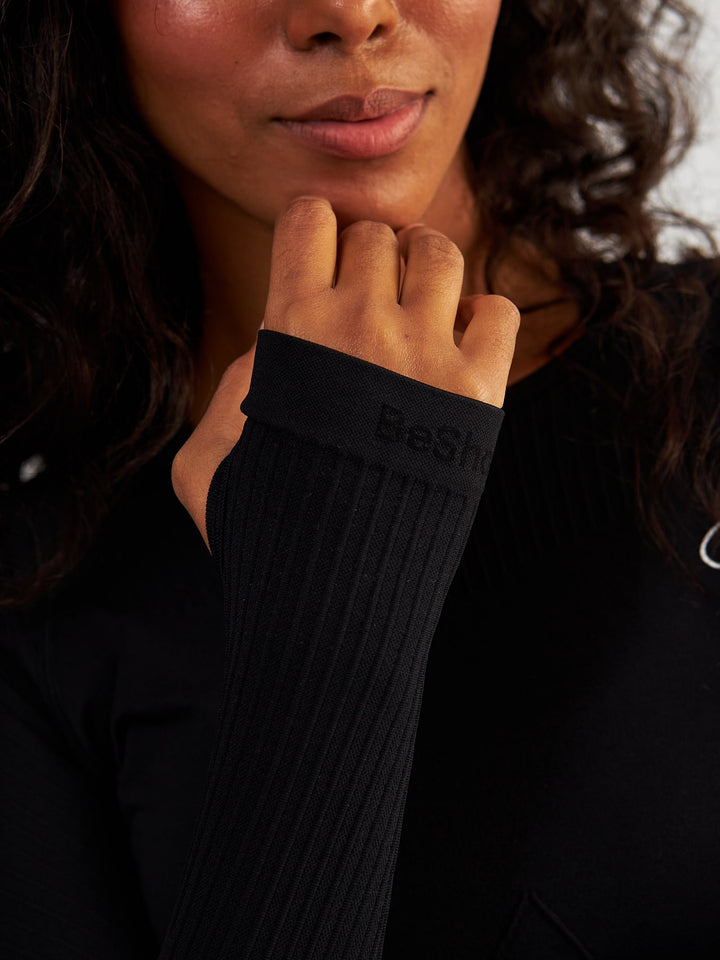 Black Sports Longsleeve - Femme Force