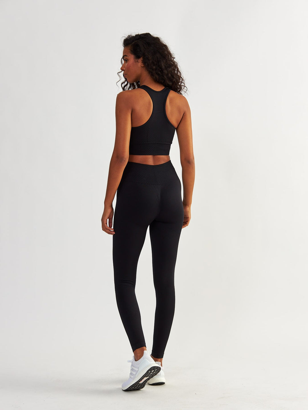 Czarne Legginsy Bezszwowe - Femme Force
