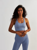 Niebieski Top Sportowy - Femme Force