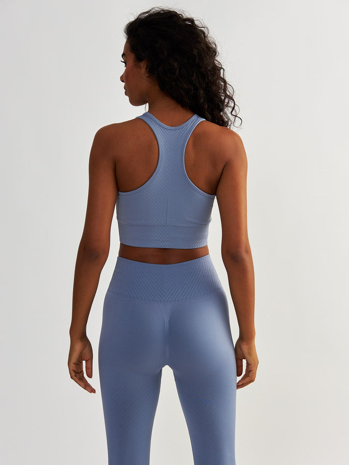 Niebieski Top Sportowy - Femme Force