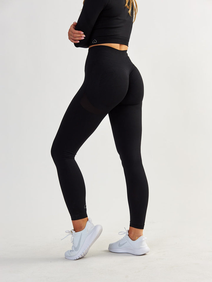Czarne Legginsy Modelujące - Power Up!