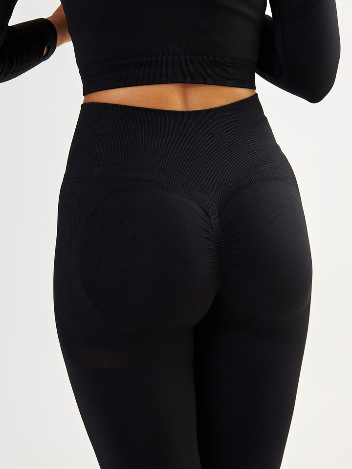 Czarne Legginsy Modelujące - Power Up!