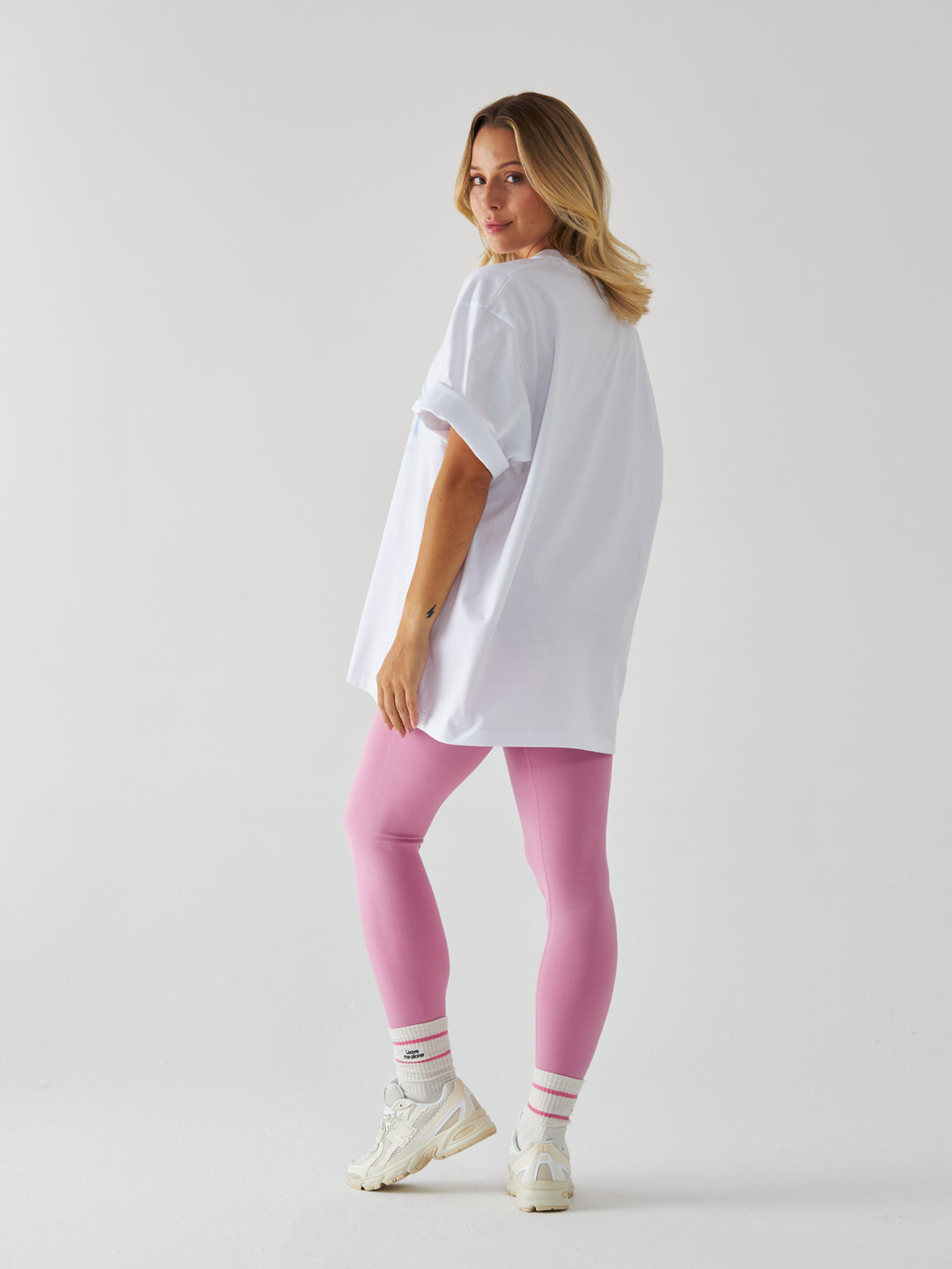 T-shirt in my pilates era - Różowy