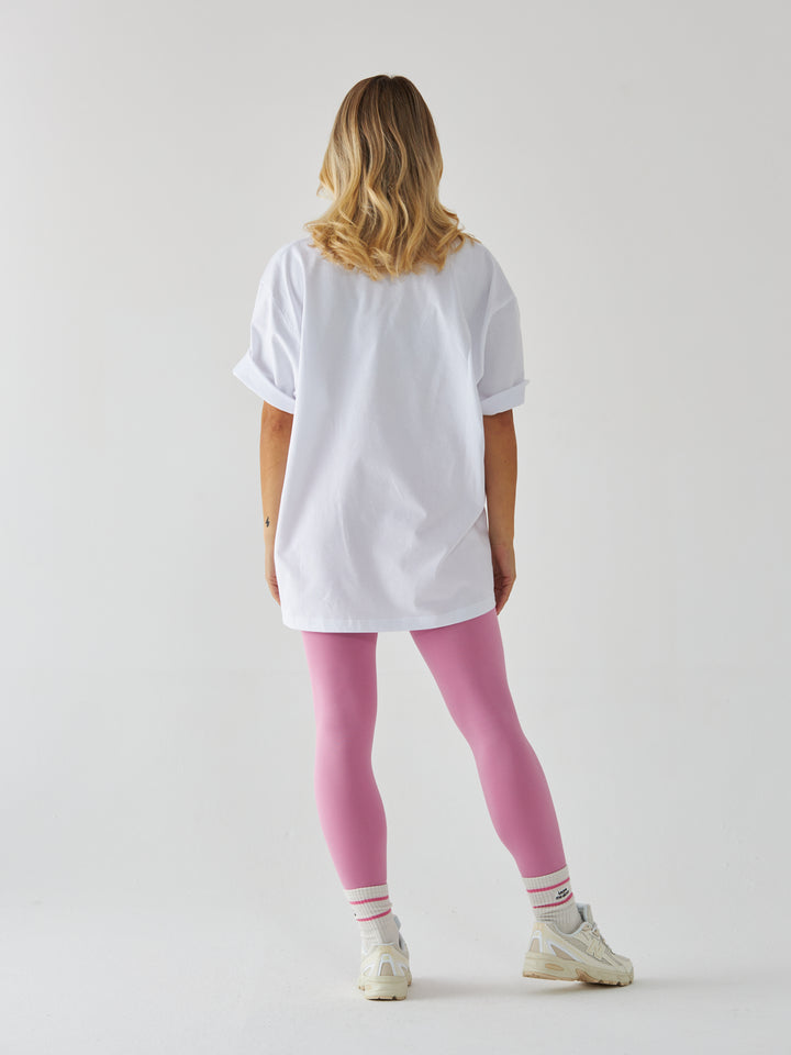 T-shirt in my pilates era - Różowy