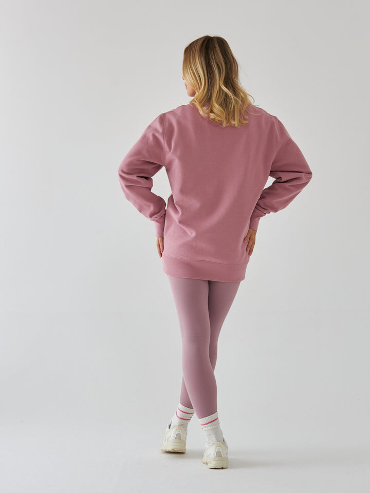 Pudroworóżowa Bluza Oversize - Pilates Princess