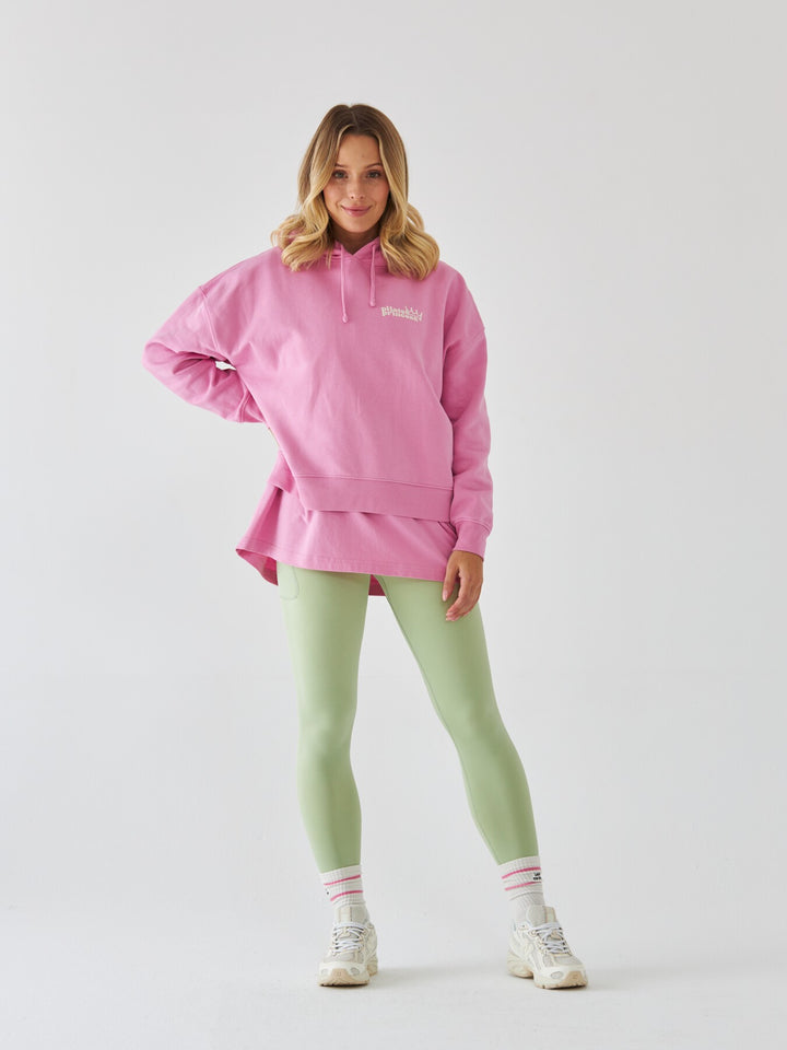 Różowa Bluza z Kapturem - Pilates Princess