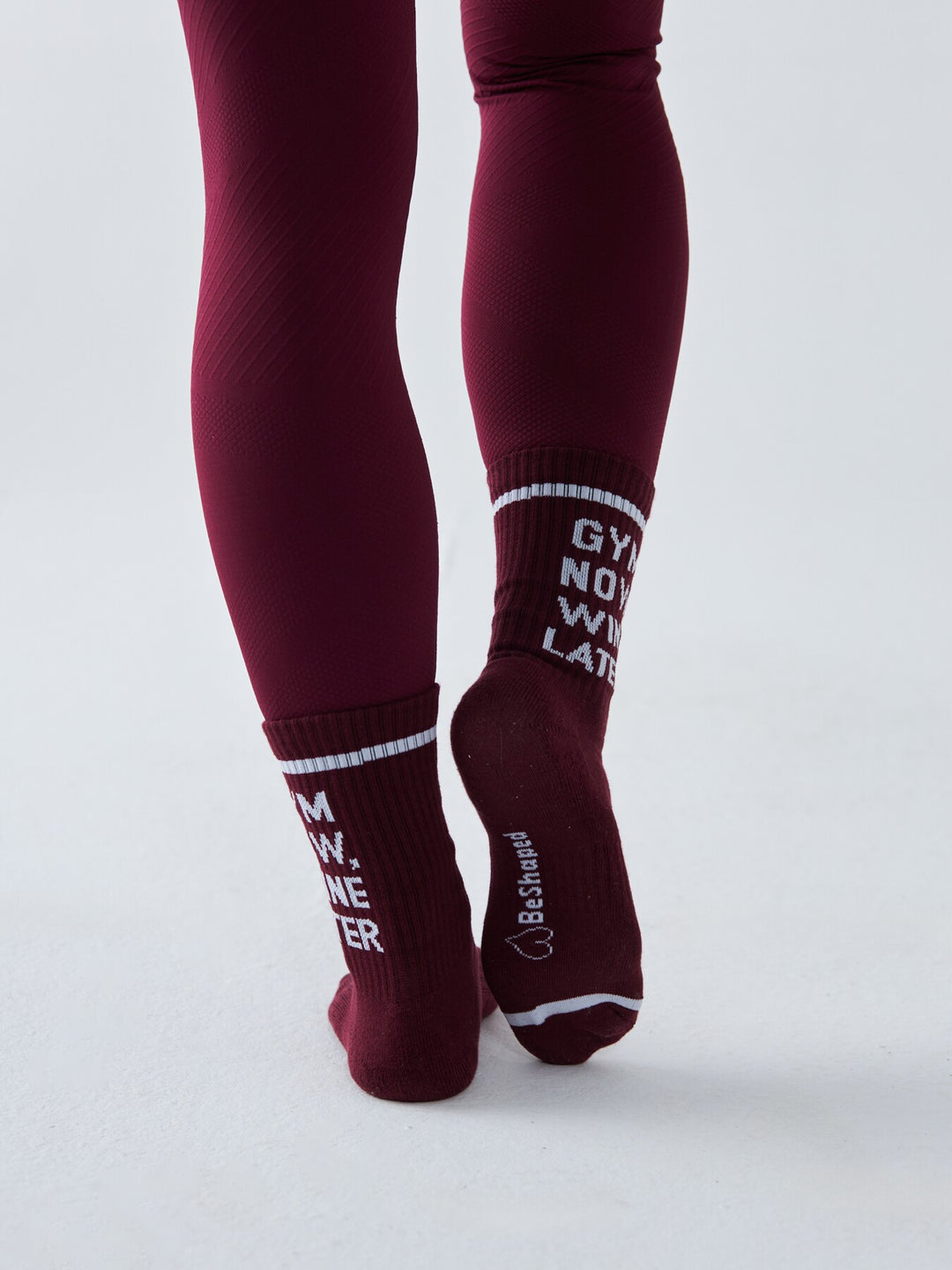 Skarpetki Sportowe -  Gym Now, Wine Later