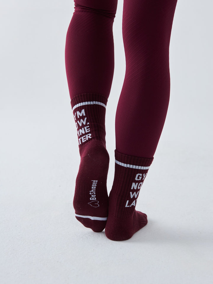 Skarpetki Sportowe -  Gym Now, Wine Later