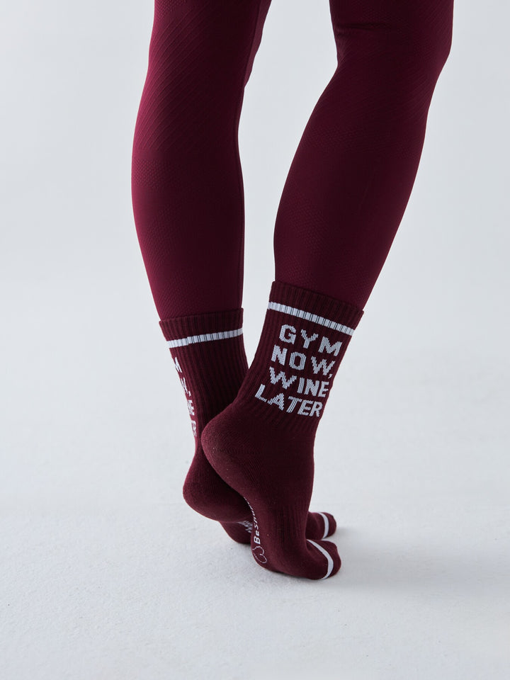 Skarpetki Sportowe -  Gym Now, Wine Later