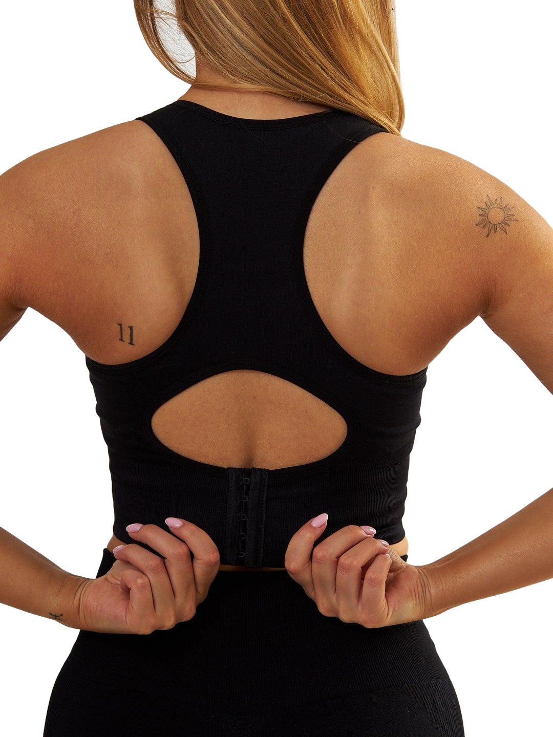 Schwarzer Verstellbarer Sport-BH - Body Boost 