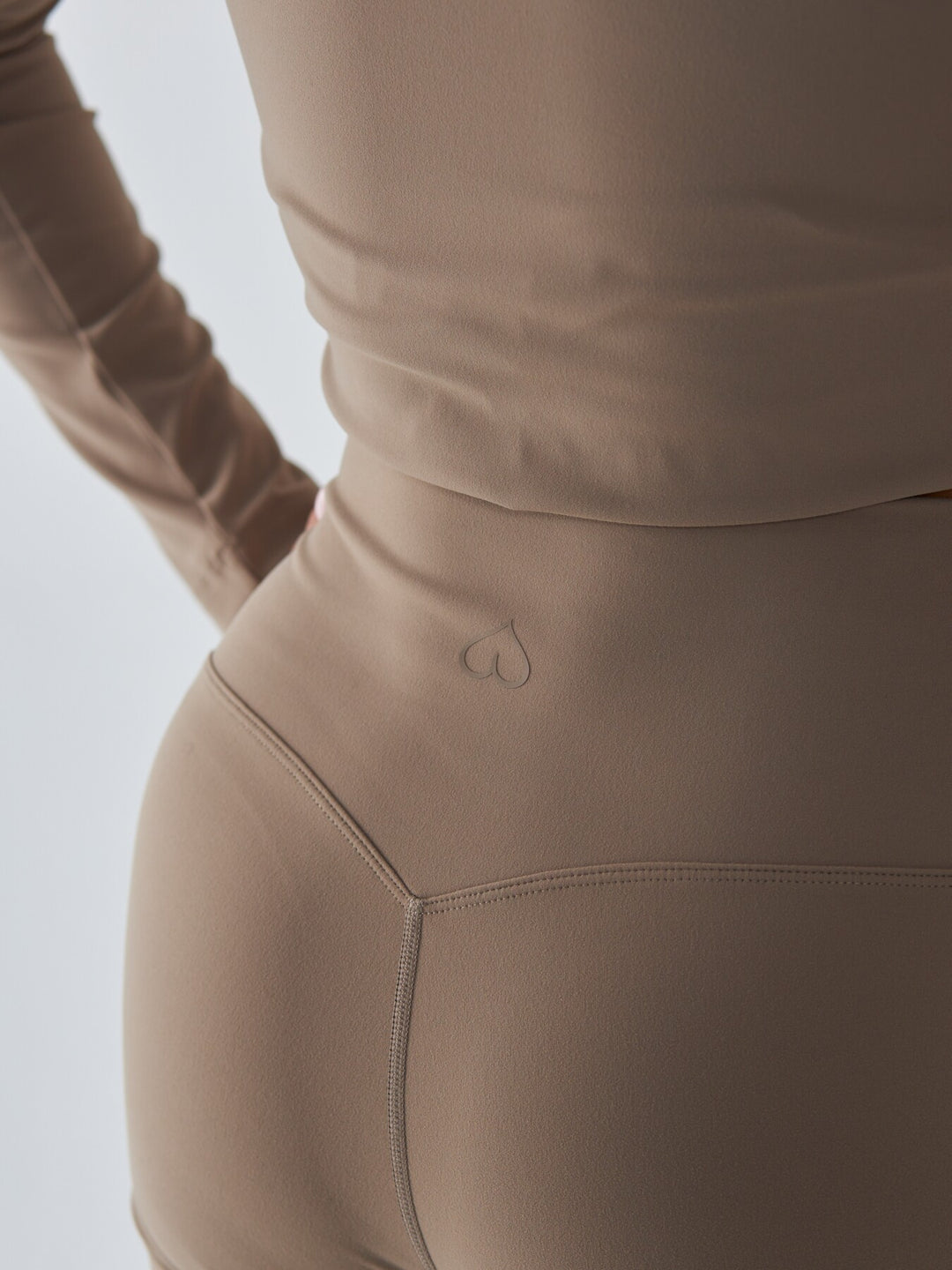 Beżowe Legginsy Dzwony - Morning Dew