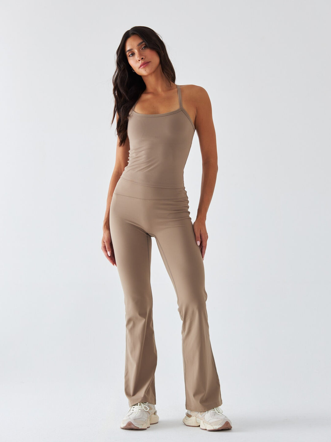 Beżowy Top Sportowy - Morning Dew